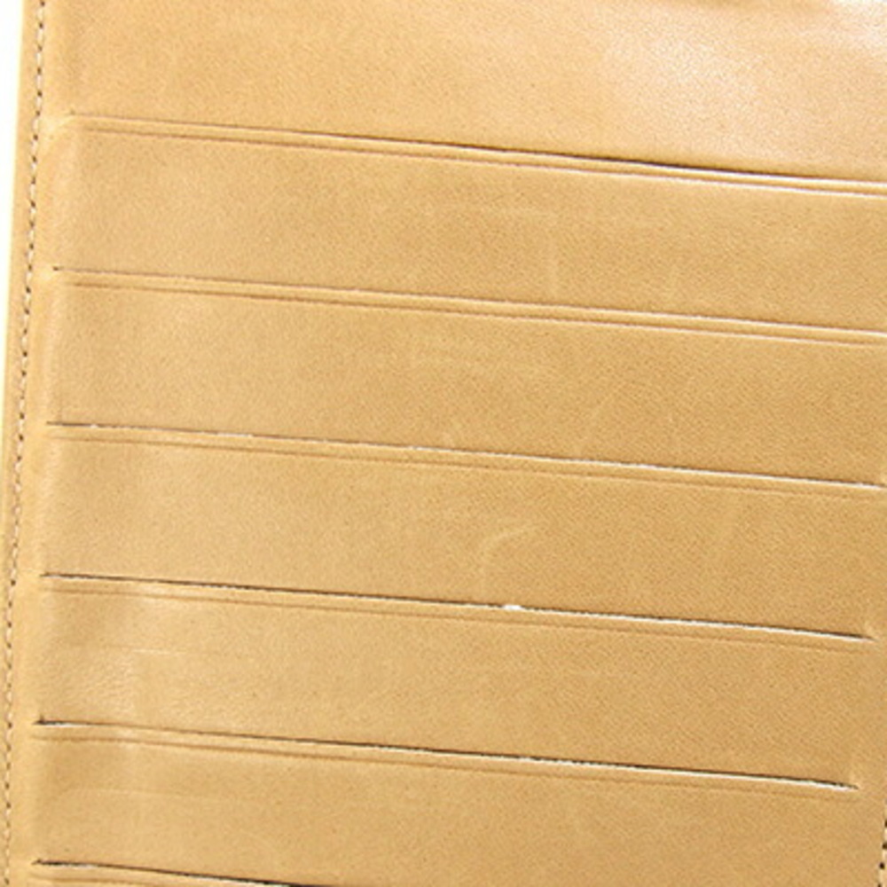 CHANEL Authentic Vintage Cream Caviar Leather Logo Wallet - Picture 8 of 9
